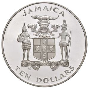 JAMAICA 10 Dollari 1982 ... 