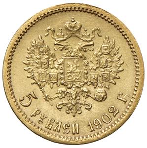 RUSSIA Nicola II (1894-1917) 5 Rubli 1902 - ... 