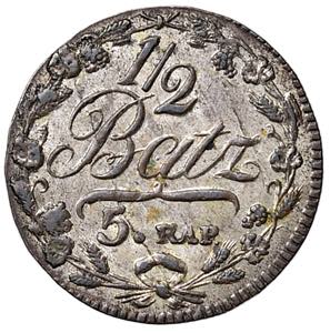 SVIZZERA Vaud - Mezzo Batzen 1807 - Kr. 6 MI ... 