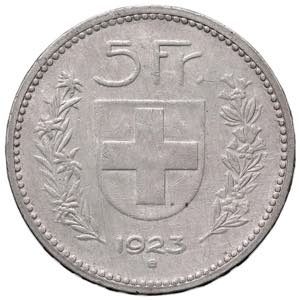 SVIZZERA Confederazione 5 Franchi 1923 B - ... 