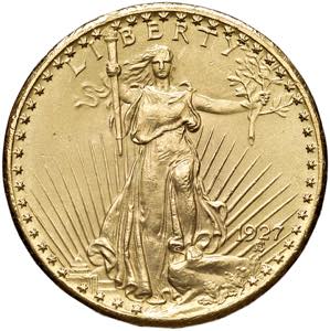 USA 20 Dollari 1927 - KM 131 AU (g 33,46) ... 