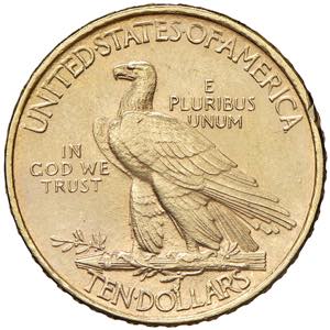 USA 10 Dollari 1932 - KM 130 AU (g 16,52) ... 