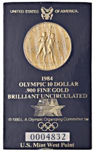 USA 10 Dollari 1984 - Fr. 196 AU (g 16,72) ... 