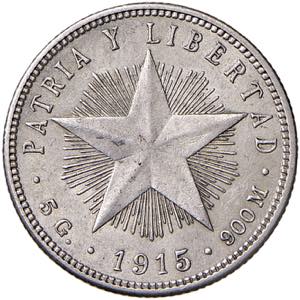 CUBA 20 Centavos 1915 - KM 13.2 AG