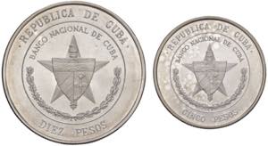 CUBA 5 e 10 Pesos 1975 - ... 