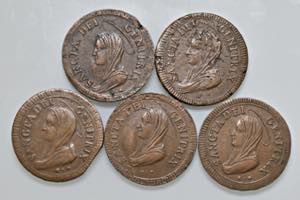 Pio VI (1774-1799) Roma - Lotto di 4 pezzi ... 