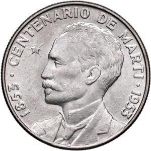 CUBA 50 Centavos 1953 - ... 