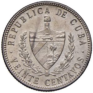 CUBA 20 Centavos 1948 - ... 