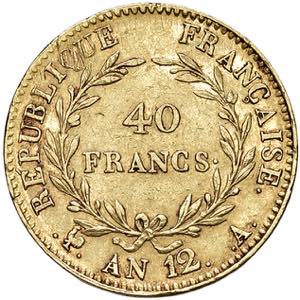 FRANCIA Napoleone (1799-1804) 40 Franchi AN ... 