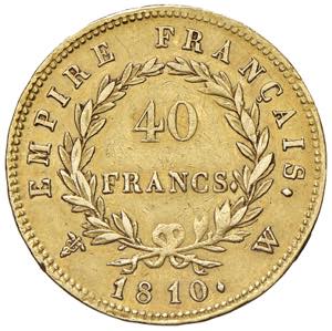 FRANCIA Napoleone (1804-1844) 40 Franchi ... 