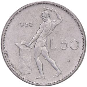 Repubblica Italiana 50 Lire 1950 Prova - MIR ... 