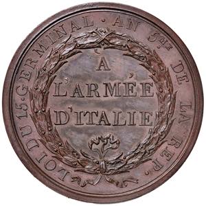 FRANCIA Prima Repubblica Medaglia 1797 ... 