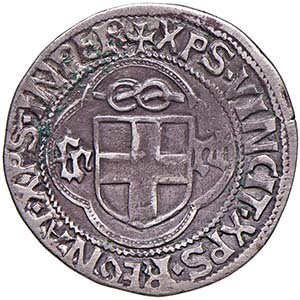 Carlo I (1482-1490) Testone I° Tipo - MIR ... 