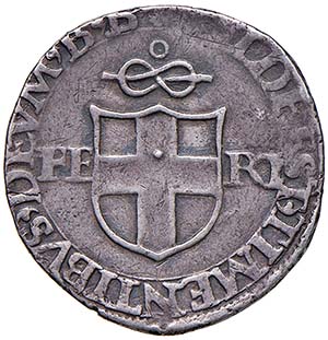Carlo II (1504-1553) Testone II° Tipo Burgh ... 
