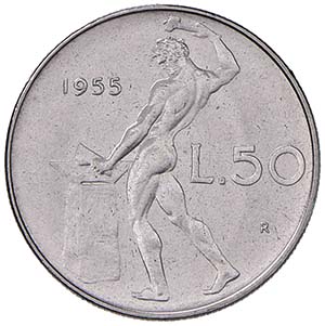 ITALIA Repubblica Monetazione in Lire  ... 