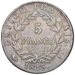 FRANCIA Napoleone I (1804-1814) 5 Franchi ... 