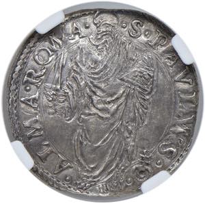Paolo IV (1555-1559) Giulio - Munt. 15 AG ... 