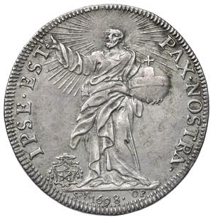 Innocenzo XII (1691-1700) Testone 1698 An. ... 