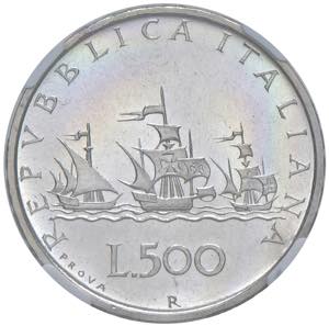 ITALIA Monetazione in Lire (1946-2001) 500 ... 