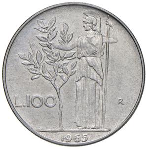 ITALIA Monetazione in Lire (1946-2001) 100 ... 