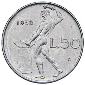 ITALIA Monetazione in Lire (1946-2001) 50 ... 
