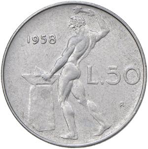 ITALIA Monetazione in Lire (1946-2001) 50 ... 