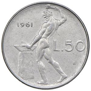 ITALIA Monetazione in Lire (1946-2001) 50 ... 