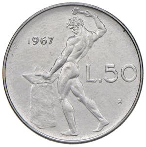 ITALIA Monetazione in Lire (1946-2001) 50 ... 