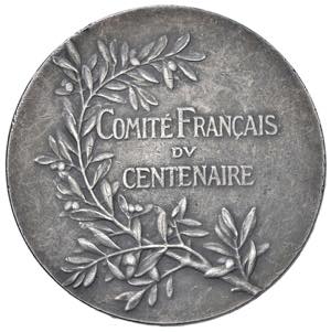 ARGENTINA Medaglia 1910 Colonia francese ... 