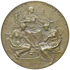 BELGIO Medaglia 1905 ... 