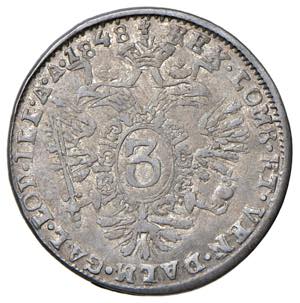 MANTOVA Ferdinando I (1835-1848) 3 Kreuzer ... 
