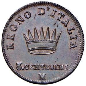 MILANO Napoleone I (1805-1814) 3 centesimi ... 