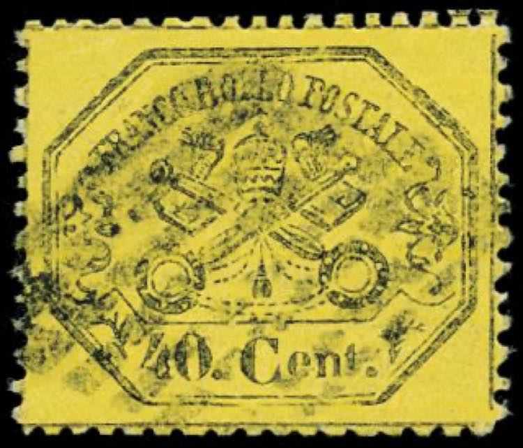 c.40/1868 giallo limone n.86 - ... 