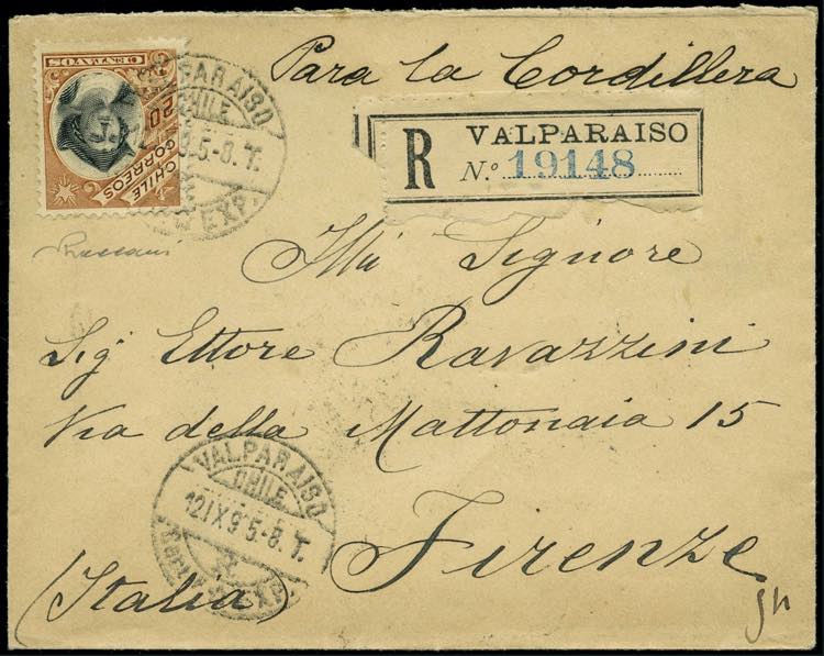 Chile - registered letter from ... 