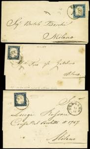 14 lettere/buste epoca 1858-1863 ... 