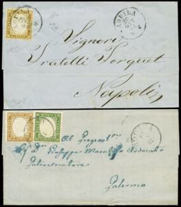 14 lettere/buste epoca 1858-1863 ... 