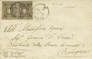 Italia - da Firenze a Bologna dell8.11.1861 ... 