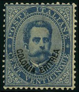 Eritrea - Umberto I c.25/1893 soprast. ... 