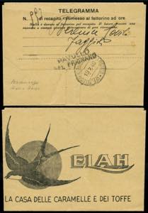 Etiopia - telegramma da Addis Abeba a ... 
