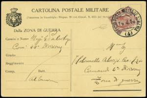 P.Militare - cartolina postale militare ... 