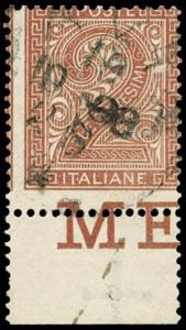 Italia Regno - c.2/TO rosso mattone n.43, ... 