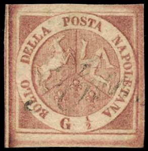 gr.1/2 II tav. carminio scuro n.2a - Sassone ... 