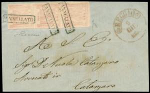 frontespizio di lettera da Reggio a ... 