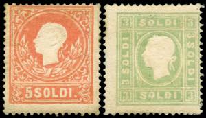 s.5/1858 I tipo rosso n.25, G.Oliva, En.D. ... 