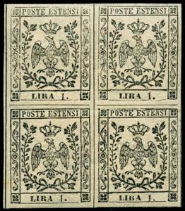 L.1 bianco n.20 (filigrana A capovolta), ... 