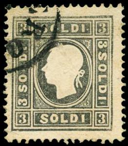 s.3 II tipo nero n.29 - Sassone n.29 - ann. ... 