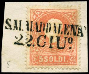s.5 II tipo rosso n.30 - Sassone n.30 - ann. ... 