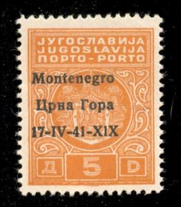 Occupazioni II guerra mondiale - Montenegro ... 