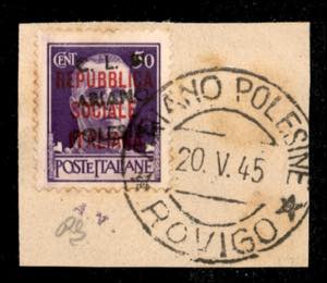 C.L.N. - Ariano Polesine - 1945 - 50 cent ... 