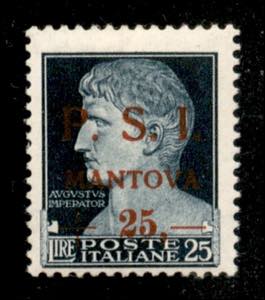 C.L.N. - Mantova - 1945 - 25 lire + 25 (10g) ... 